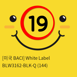 [미국 BACI] White Label BLW3162-BLK-Q (144)