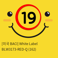 [미국 BACI] White Label BLW3173-RED-Q (162)