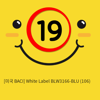 [미국 BACI] White Label BLW3166-BLU (106)