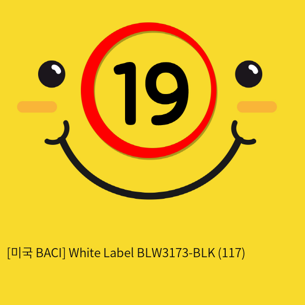 [미국 BACI] White Label BLW3173-BLK (117)