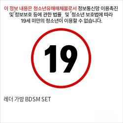 레더 가방 BDSM SET